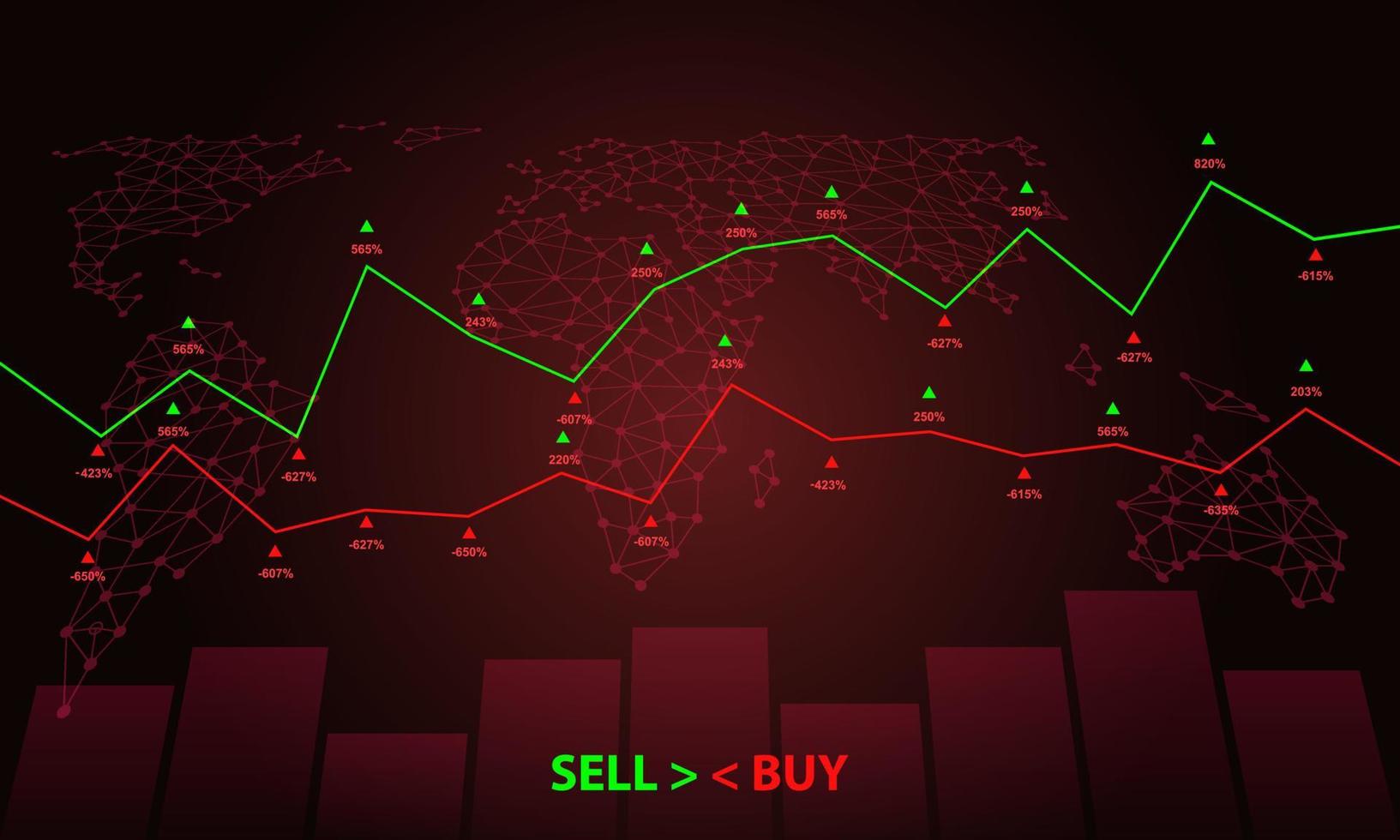 stock market chart 11959235 Vector Art at Vecteezy