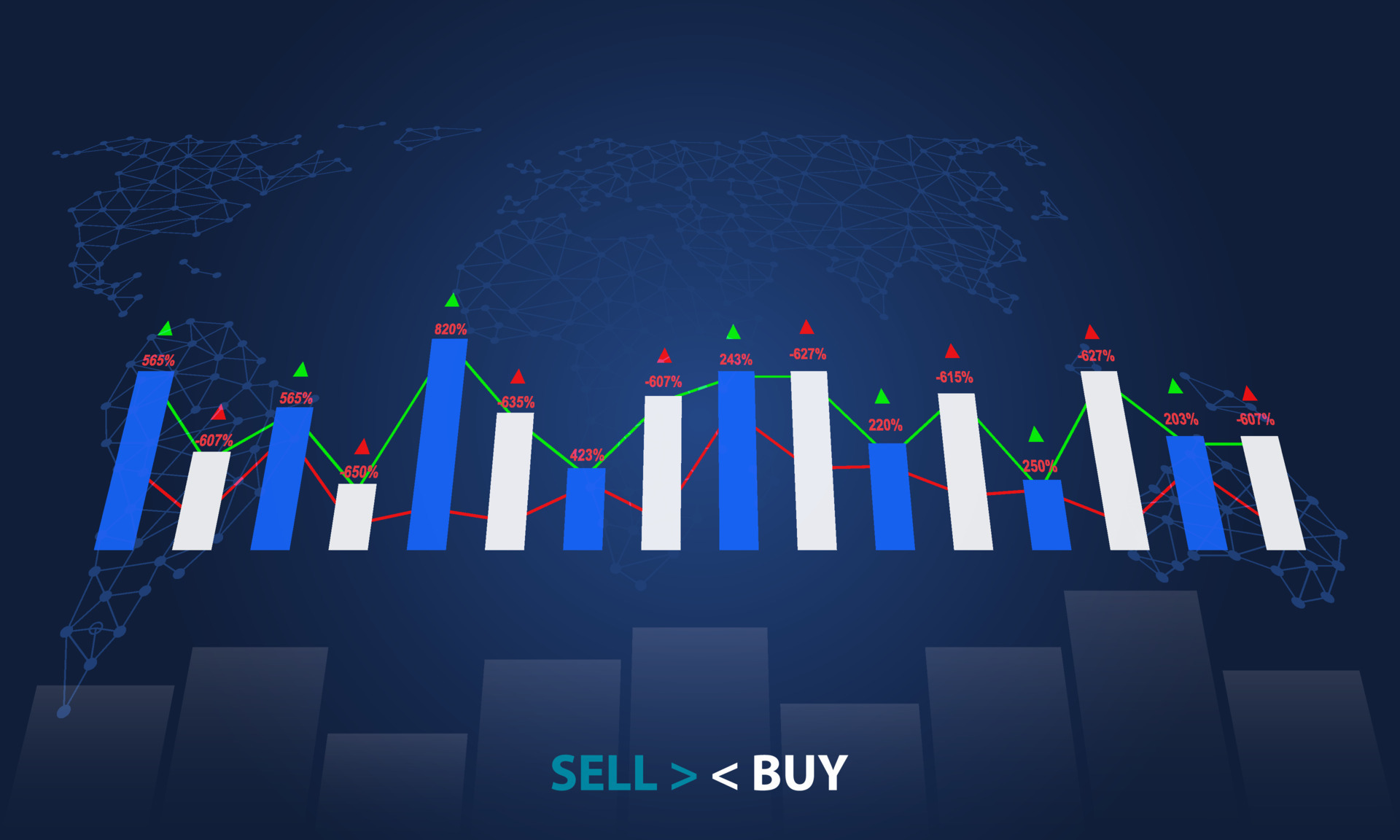 stock market chart 11959236 Vector Art at Vecteezy