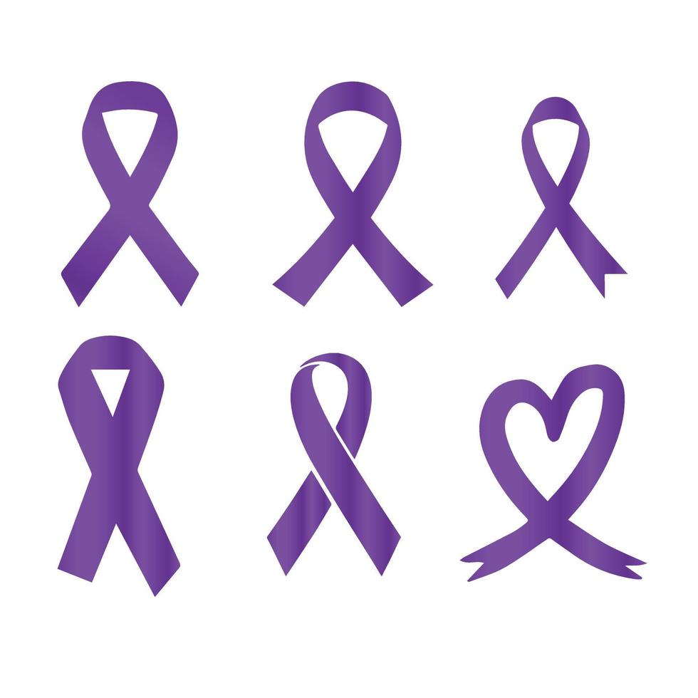 awareness ribbon cancer day vector design