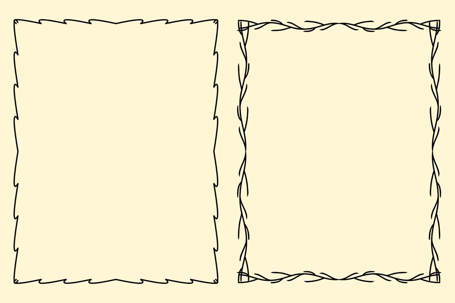 simple page border vector