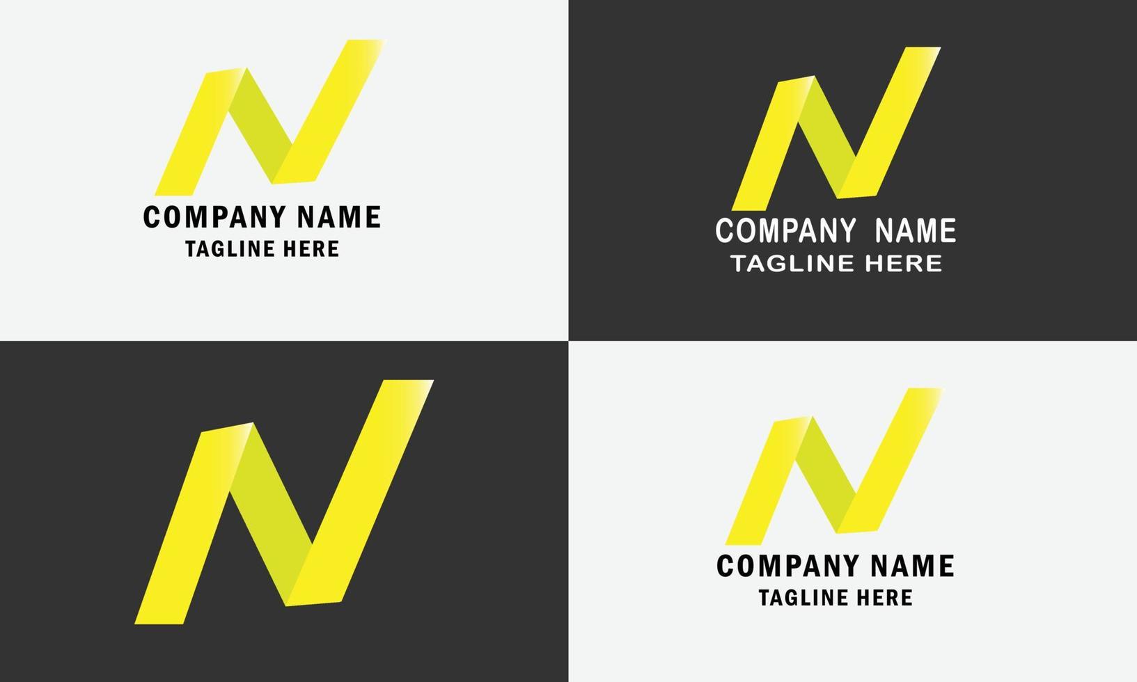 Letter N Vector Logo Design