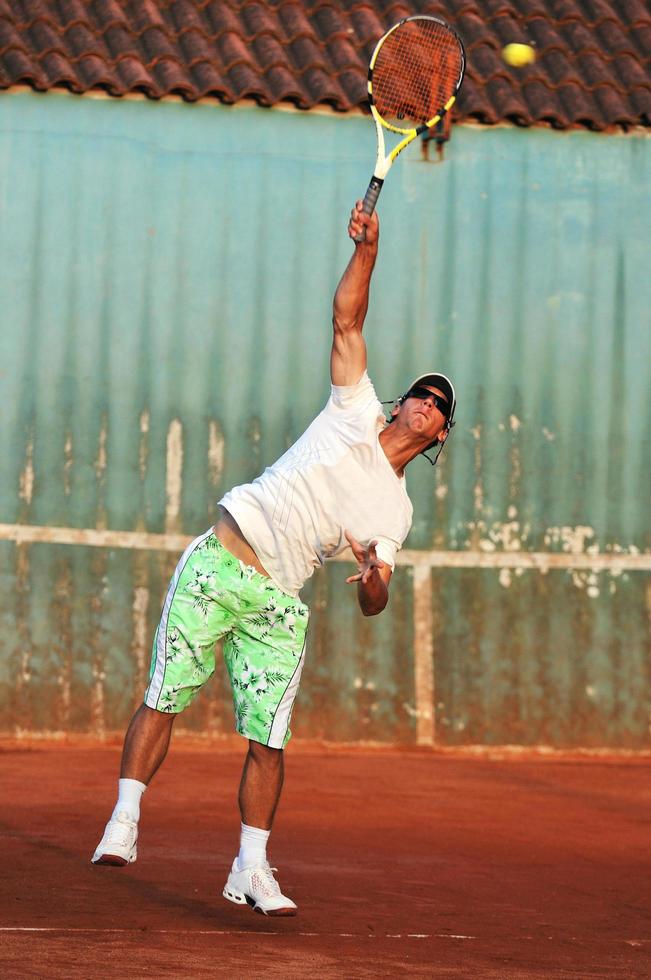 tennis man view photo