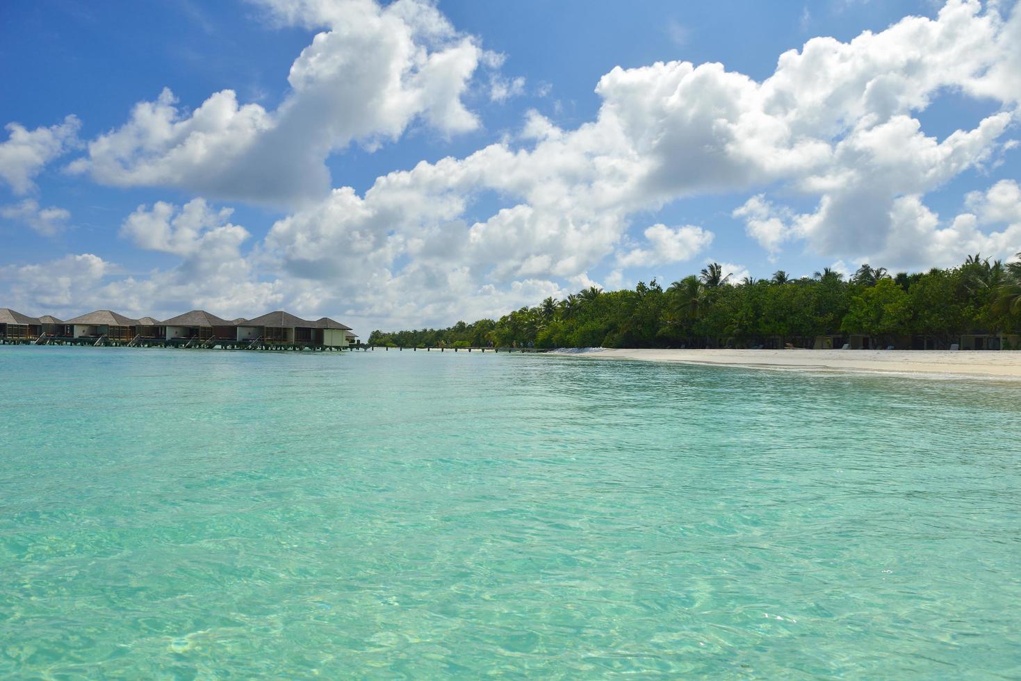Tropical beach view photo