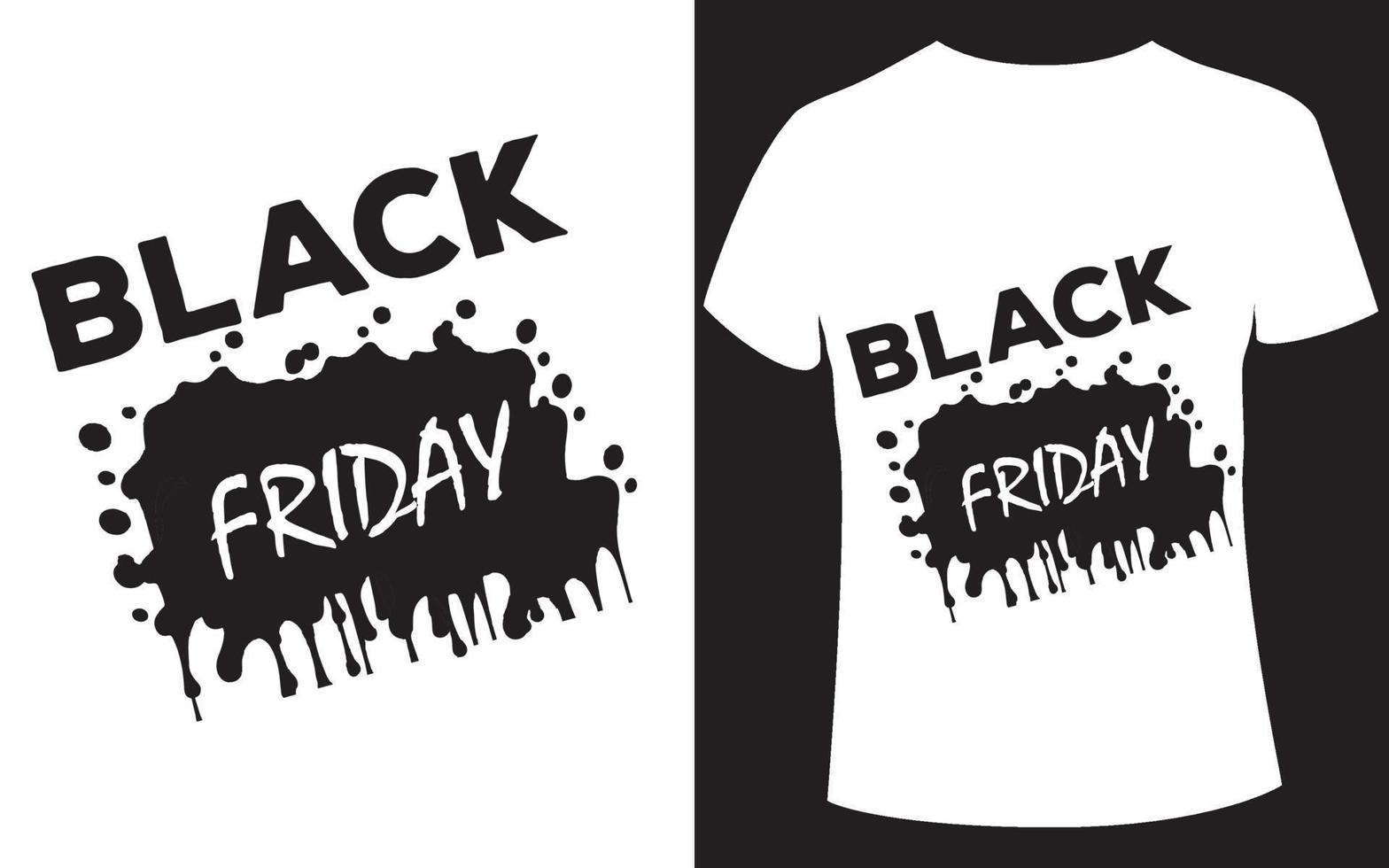 BLACK FRIDAY T-SHIRT DESIGN vector