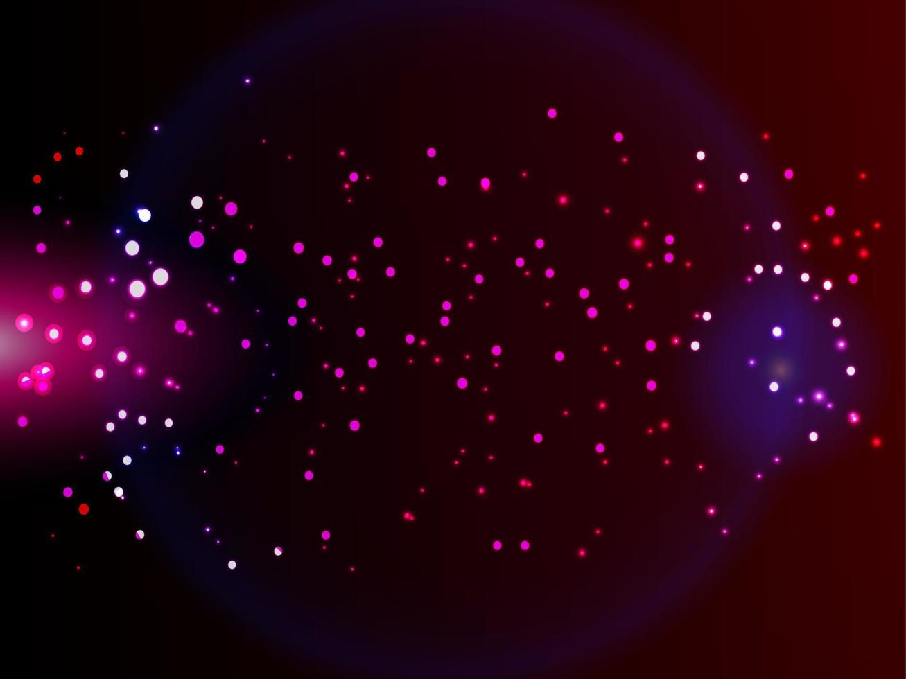 Sparkling magical fairy dust particles abstract particles and glitter color background vector