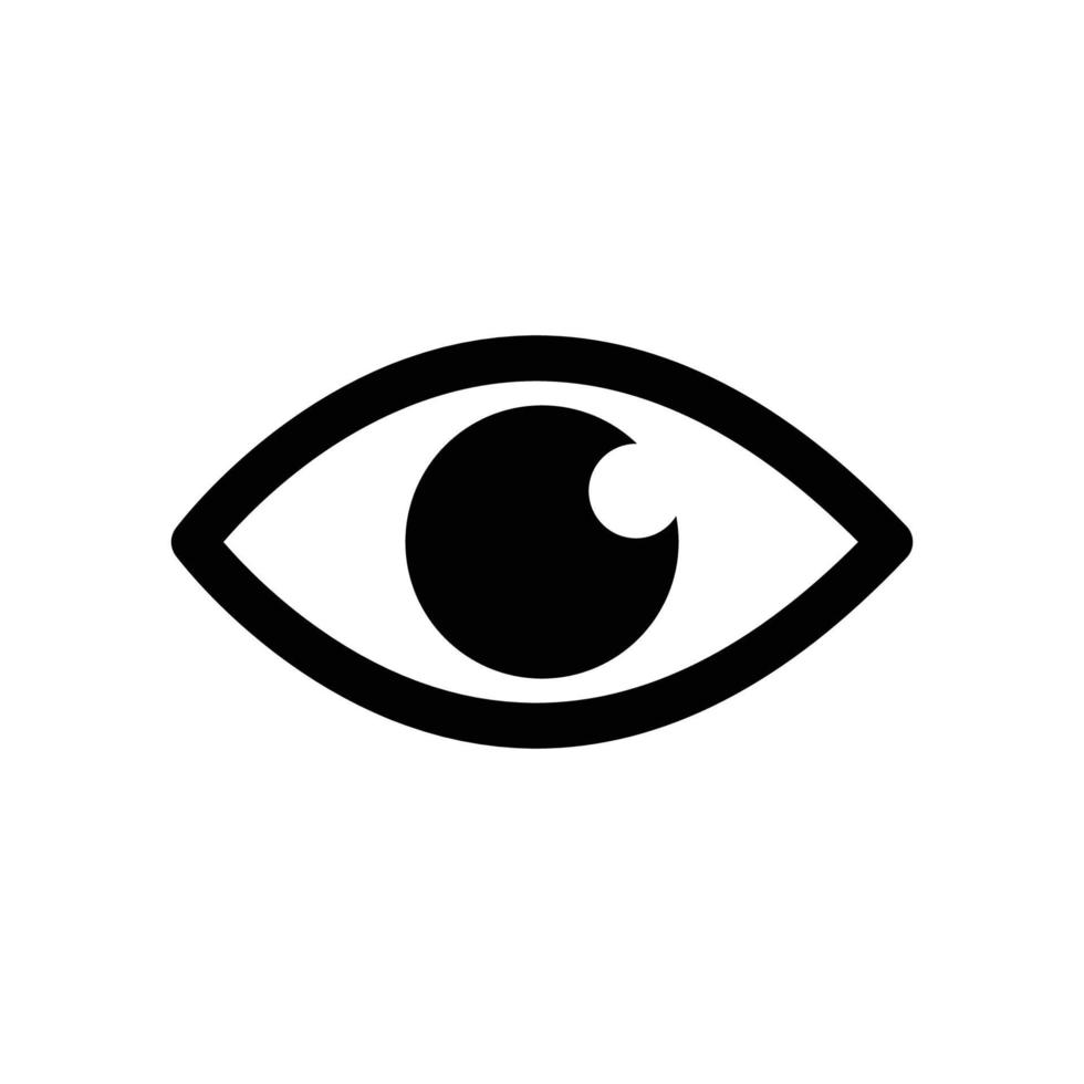 eye icon vector design template