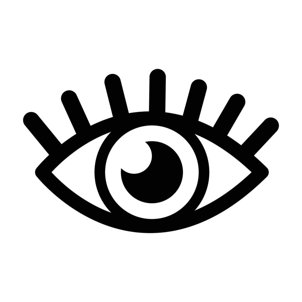 eye icon vector design template