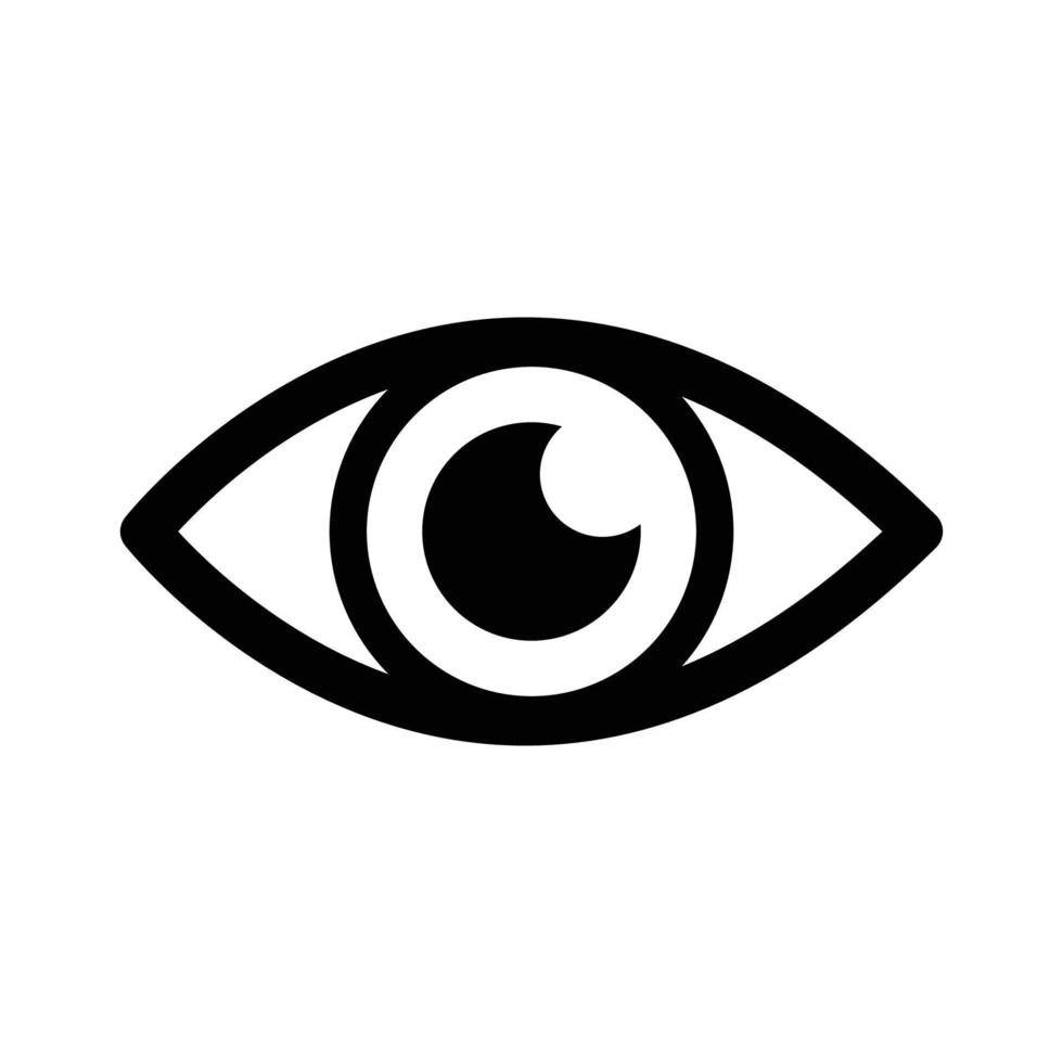 eye icon vector design template