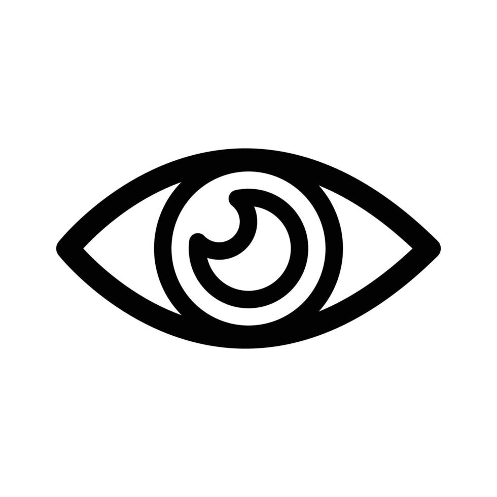eye icon vector design template