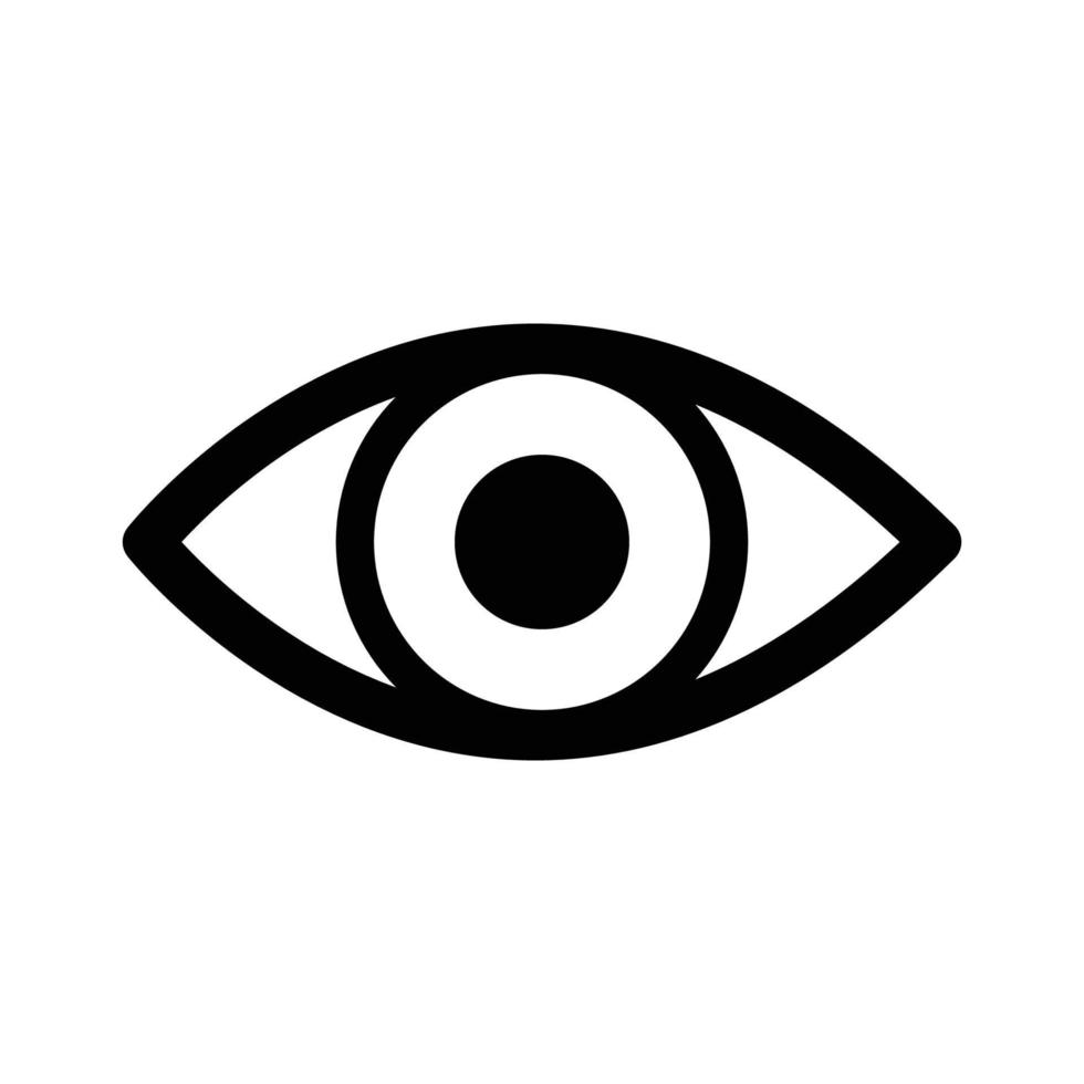 eye icon vector design template