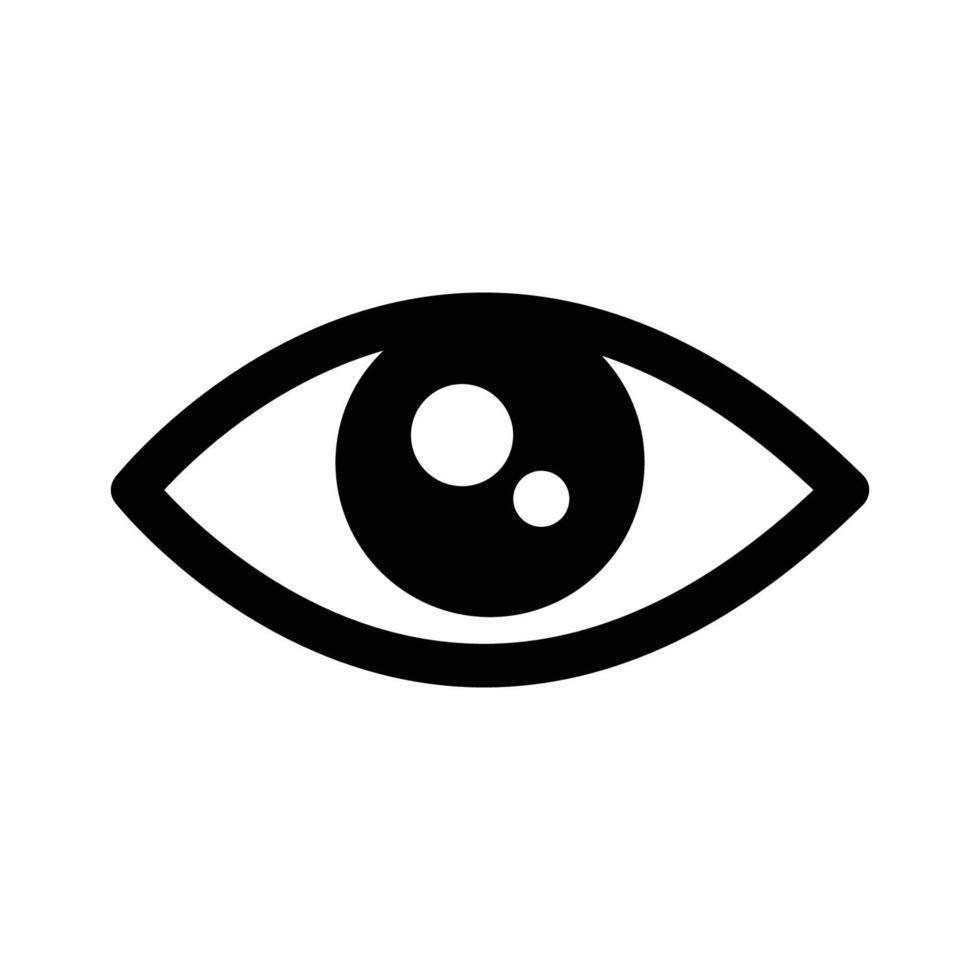 eye icon vector design template