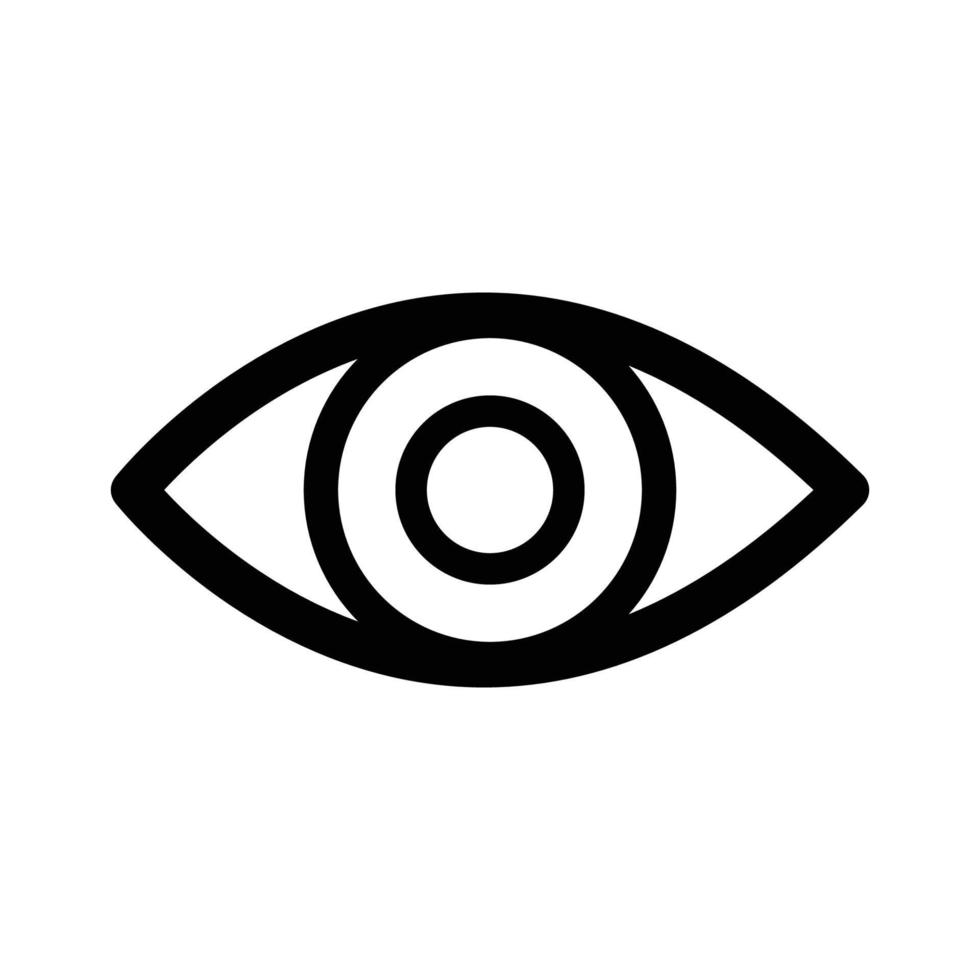 eye icon vector design template