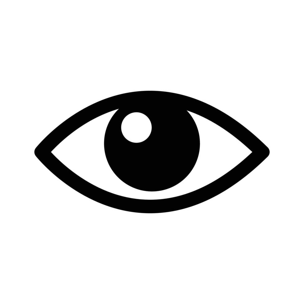 eye icon vector design template