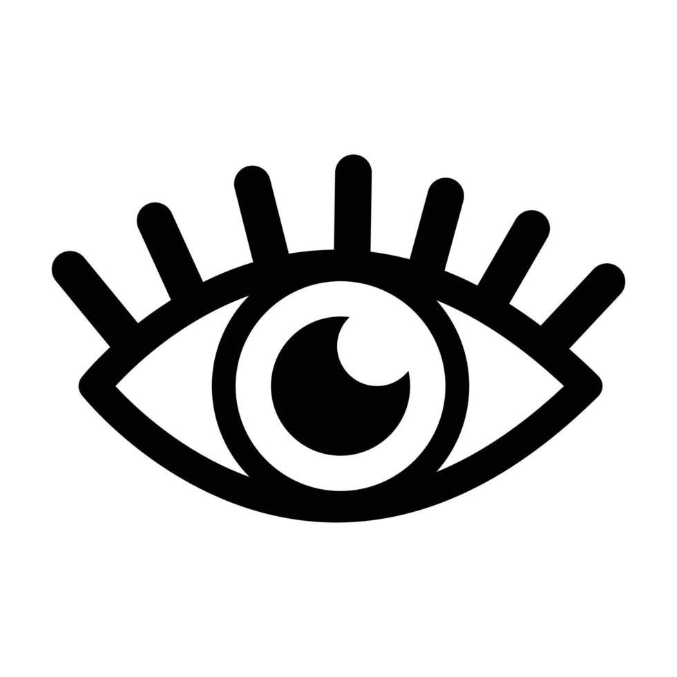 eye icon vector design template
