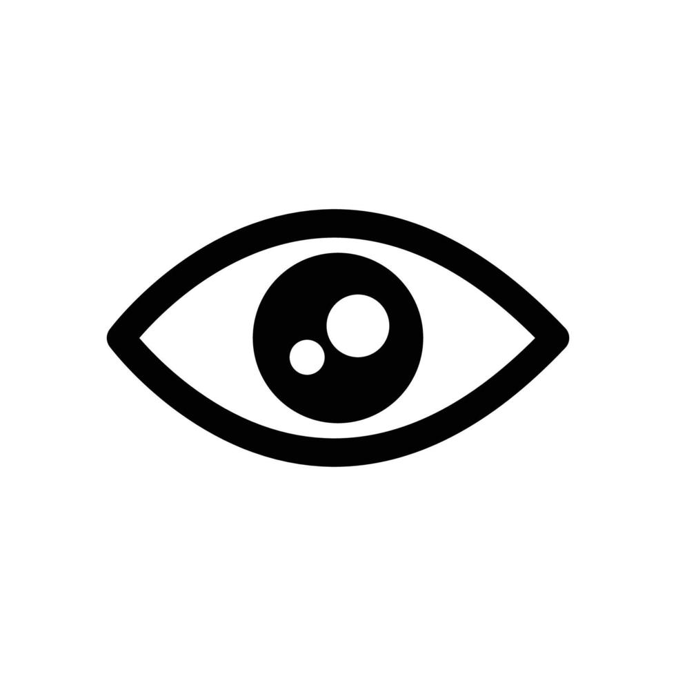 eye icon vector design template