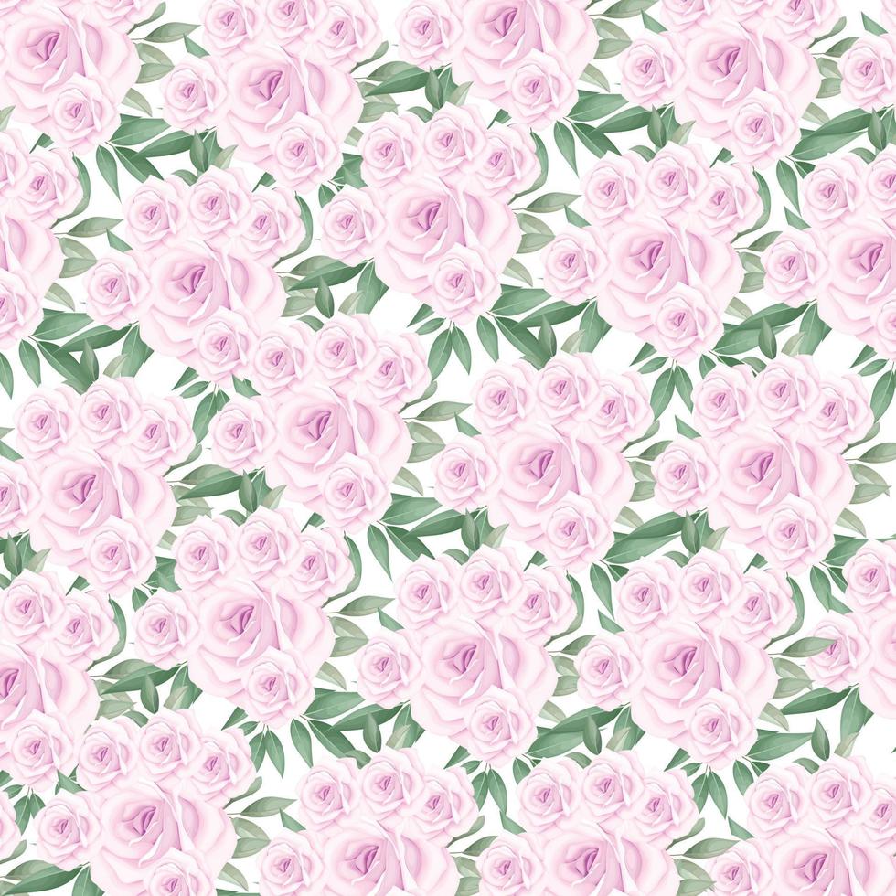 Seamless pattern floral background design. vector