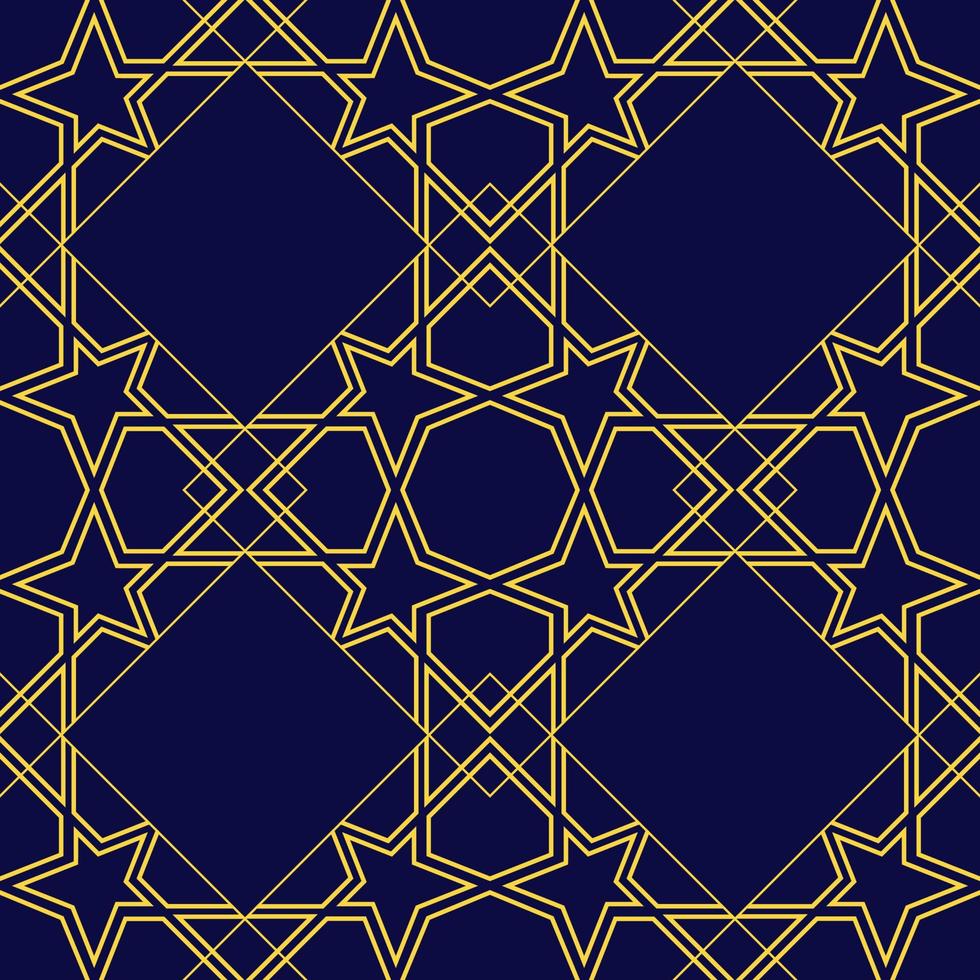 Abstract seamless patterns in Islamic style. vector