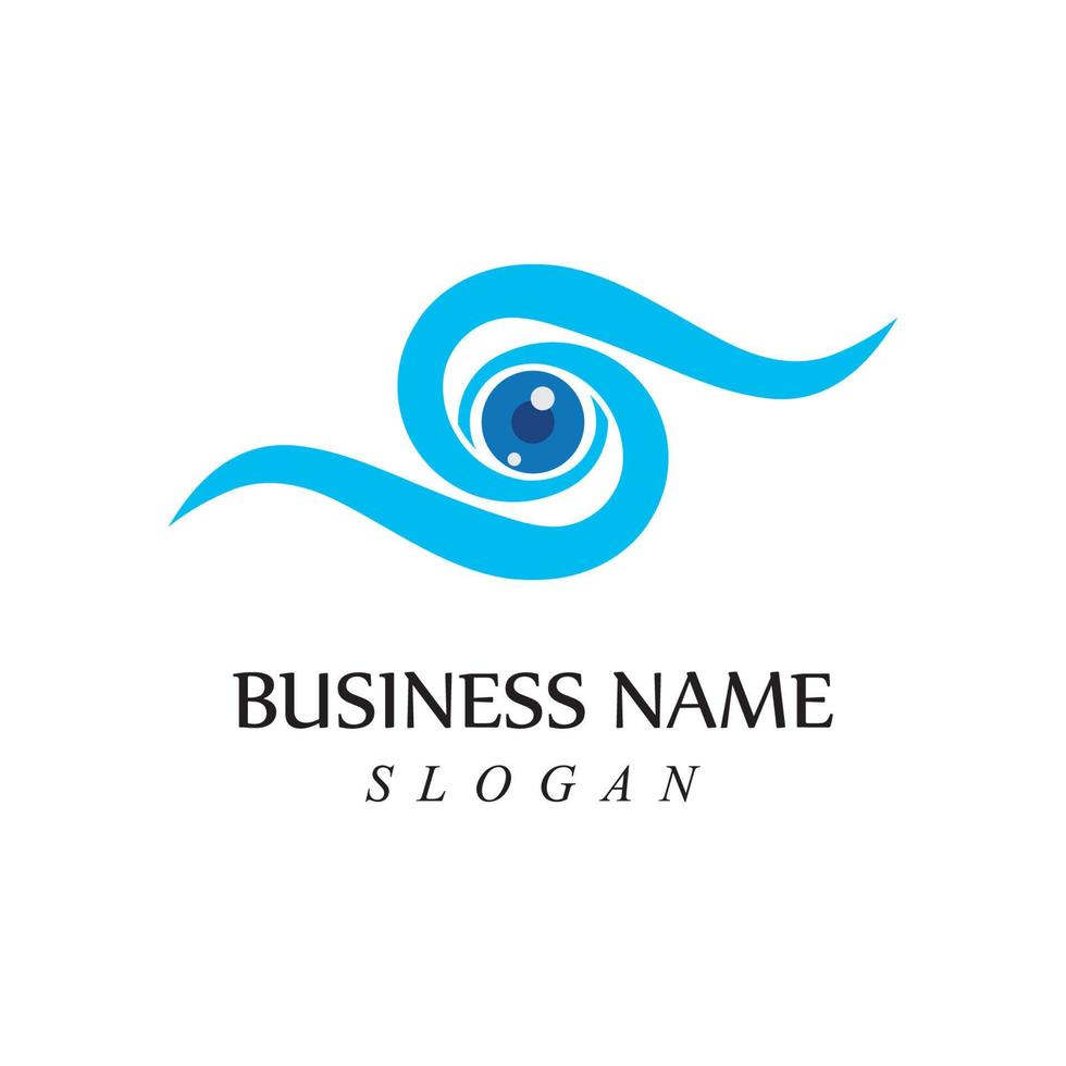 Creative concept eyes logo design template eye care logo icon vector