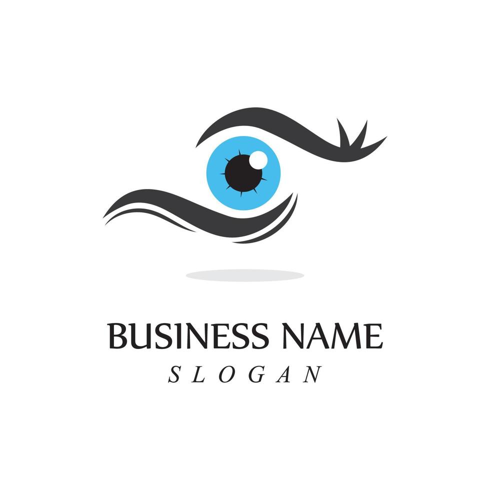 Creative concept eyes logo design template eye care logo icon vector