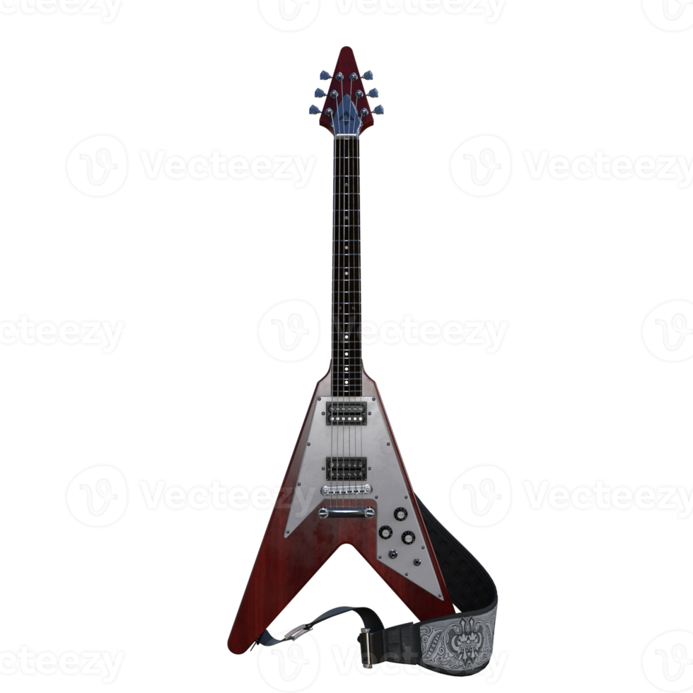 3d renderen van gitaar accessoires png