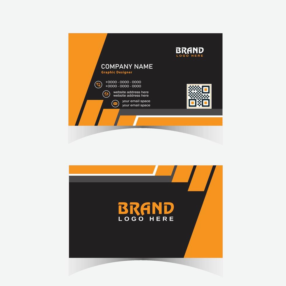 business card template vector