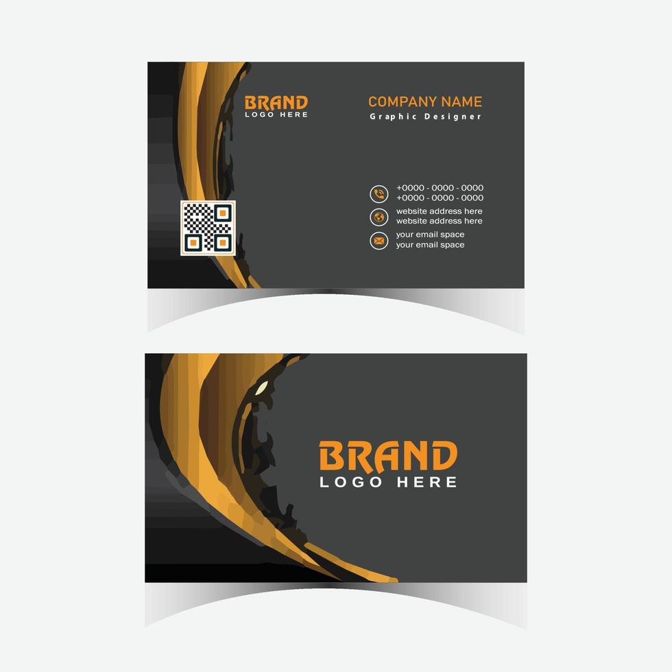 business card template vector