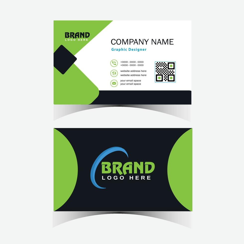 business card template vector