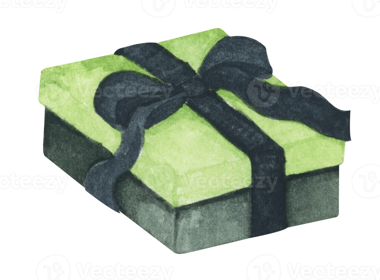 Watercolor drawing Christmas gift boxes with bows, Present box. png