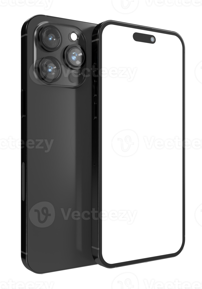 Realistic Smartphone display, device screen Template for infographics