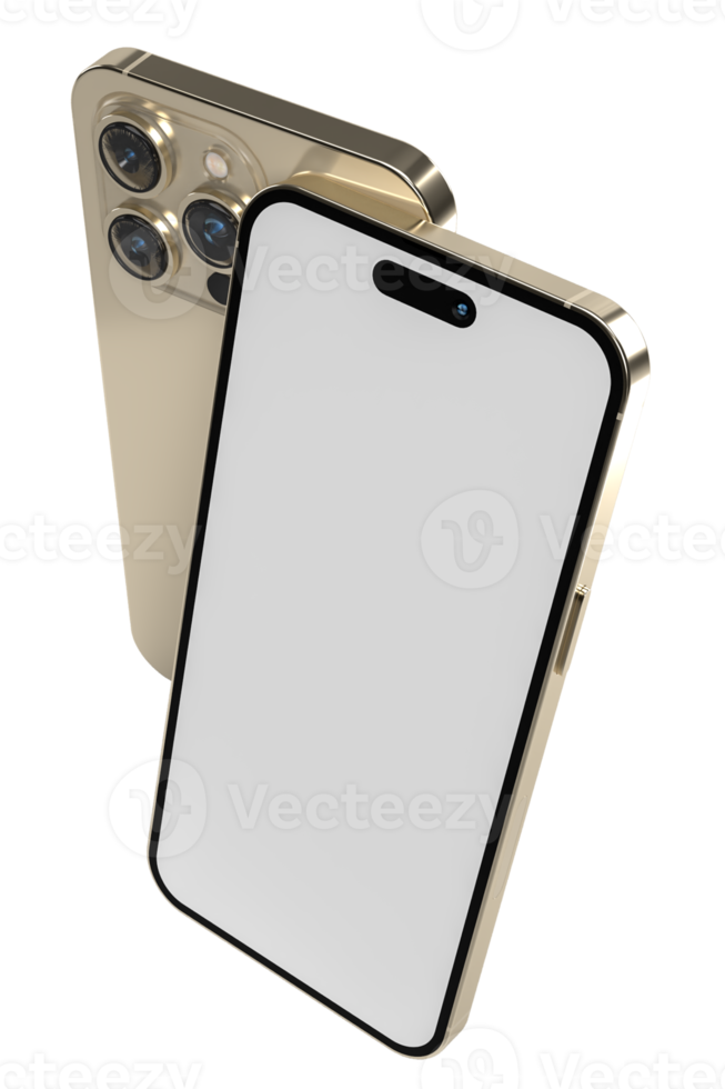 Realistic Smartphone display, device screen Template for infographics