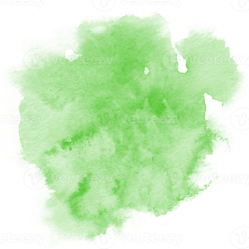 Green Splash Watercolor Paint 11963222 PNG