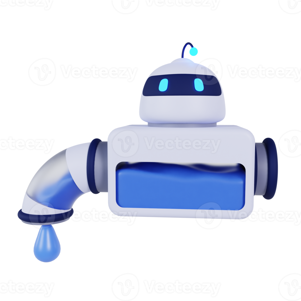 3D-Darstellung des Wasserhahns für intelligente Roboter png