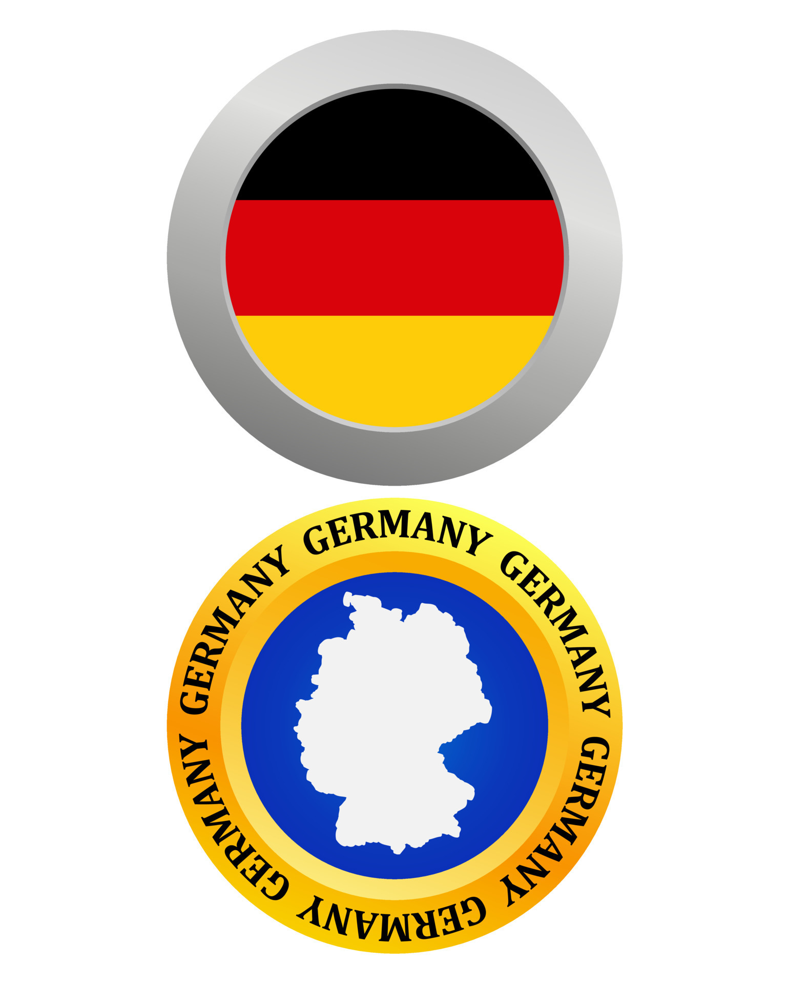 Bot n Como S mbolo De La Bandera Y El Mapa De Alemania En Un Fondo bot-n-como-s-mbolo-de-la-bandera-y-el-mapa-de-alemania-en-un-fondo