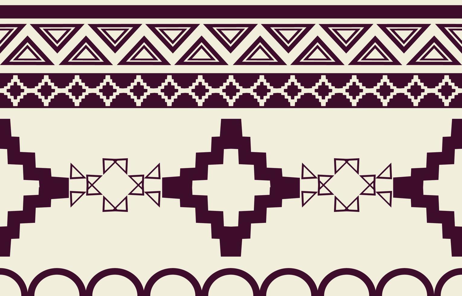 patrón sin costuras de tela nativa americana navajo, fondo tradicional étnico tribal geométrico, elementos de diseño, diseño para alfombra, papel pintado, ropa, alfombra, interior, ilustración vectorial bordada. vector