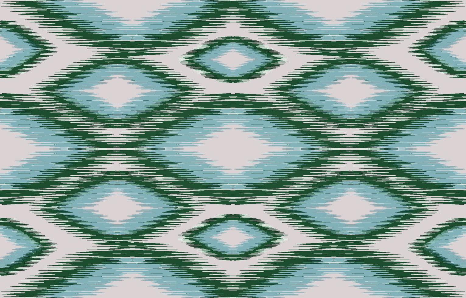 fabric ikat seamless pattern geometric ethnic traditional embroidery style.Design for background,carpet,mat,sarong,clothing,Vector illustration. vector