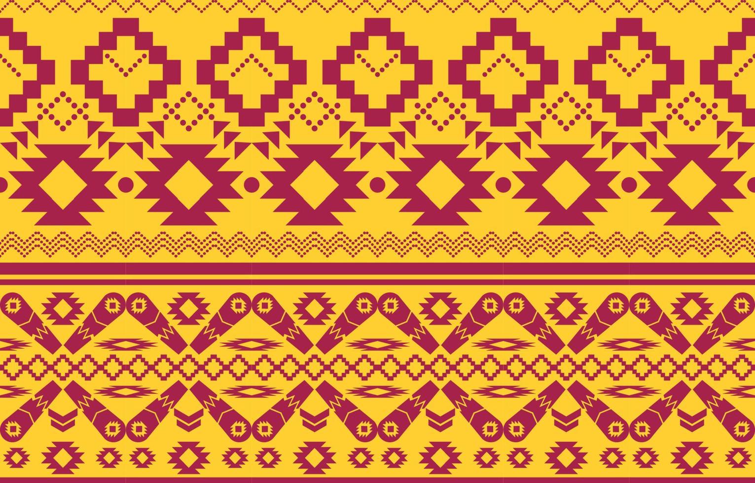 patrón sin costuras de tela nativa americana navajo, fondo tradicional étnico tribal geométrico, elementos de diseño, diseño para alfombra, papel pintado, ropa, alfombra, interior, ilustración vectorial bordada. vector