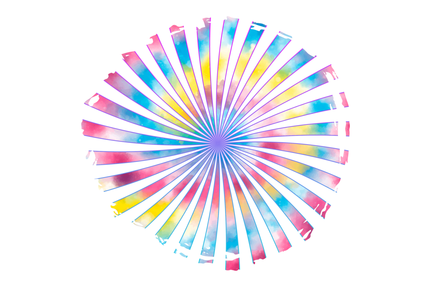 Sunburst Sublimation Background PNG