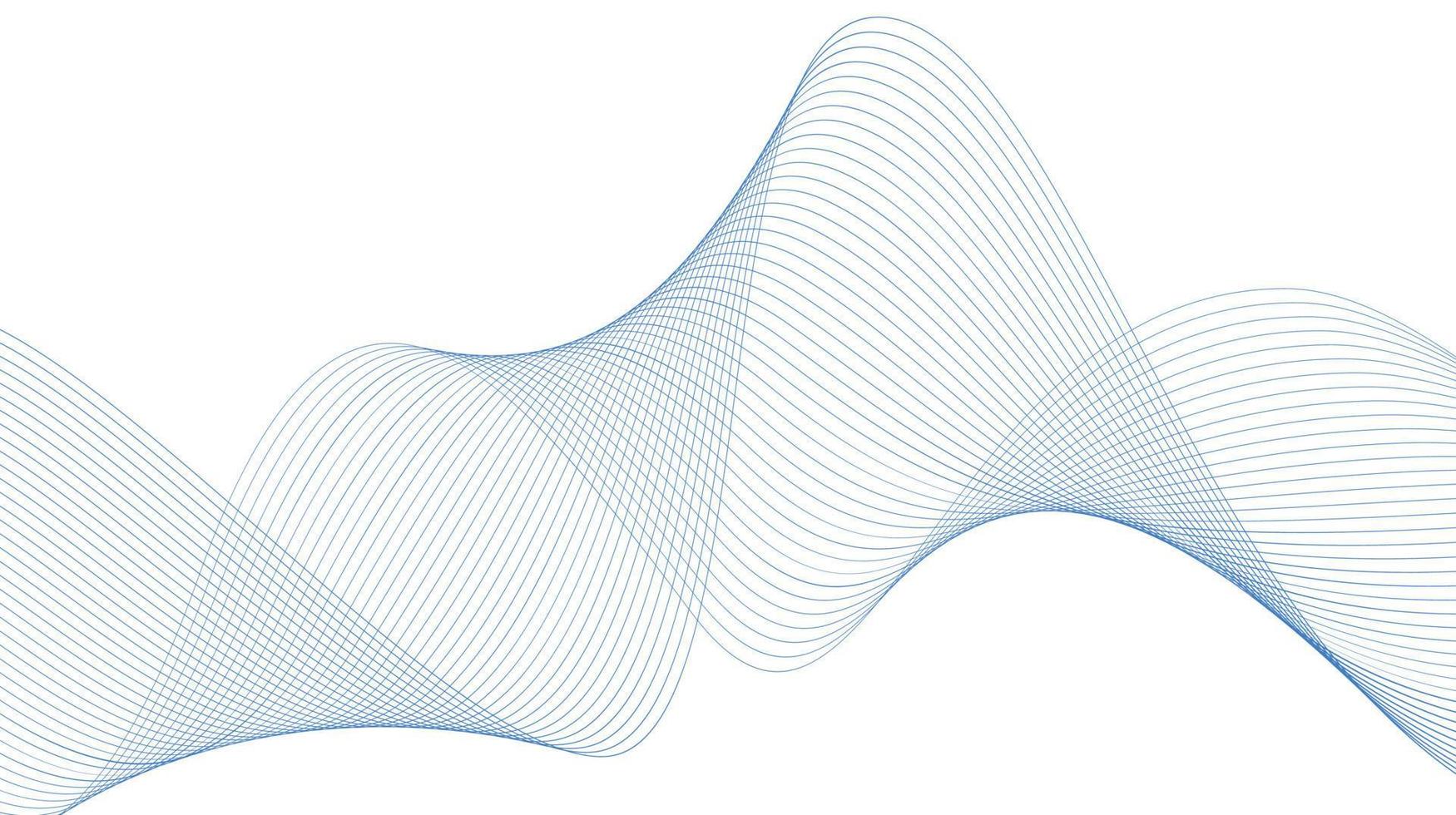 minimal round lines abstract futuristic tech background. Vector digital art banner