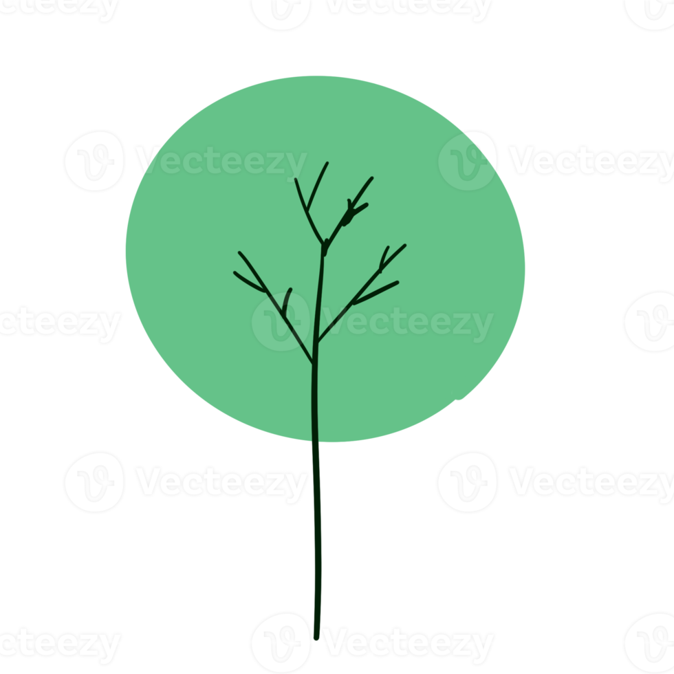 Colorful Tree Elements png