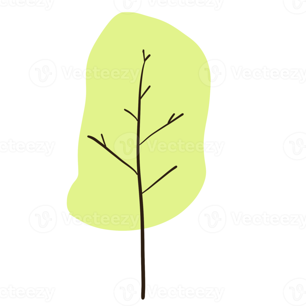 Colorful Tree Elements png