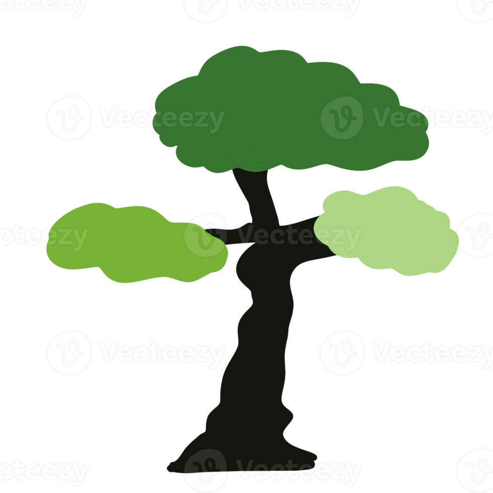 Colorful Tree Elements png