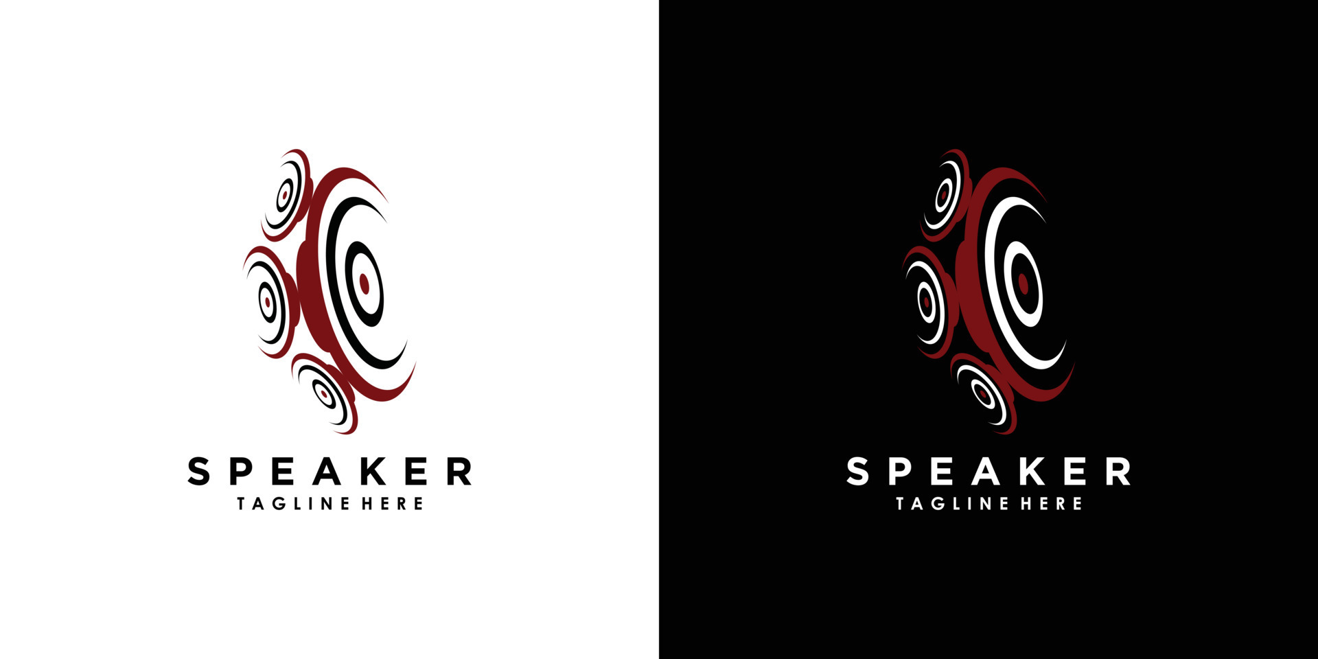 speaker sound system logo design with creative concept premium vector 11964445 Vector Art at