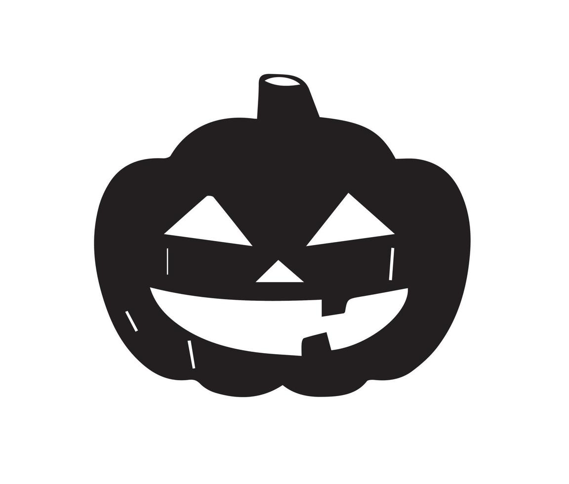 Happy Halloween pumpkin mini design vector