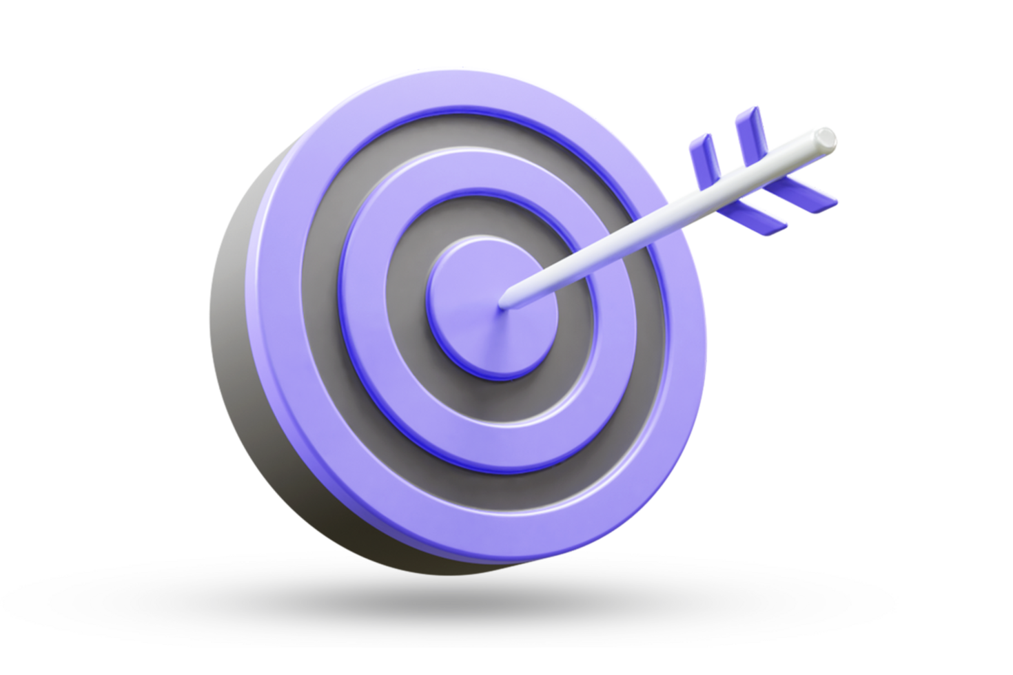 3d render archery arrow png