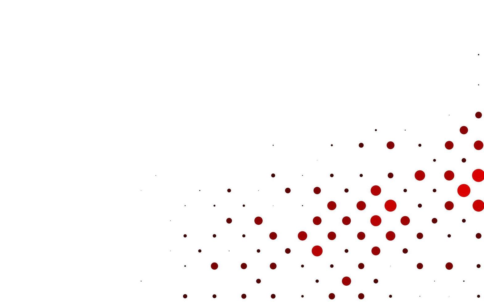 Light Red vector template with circles.