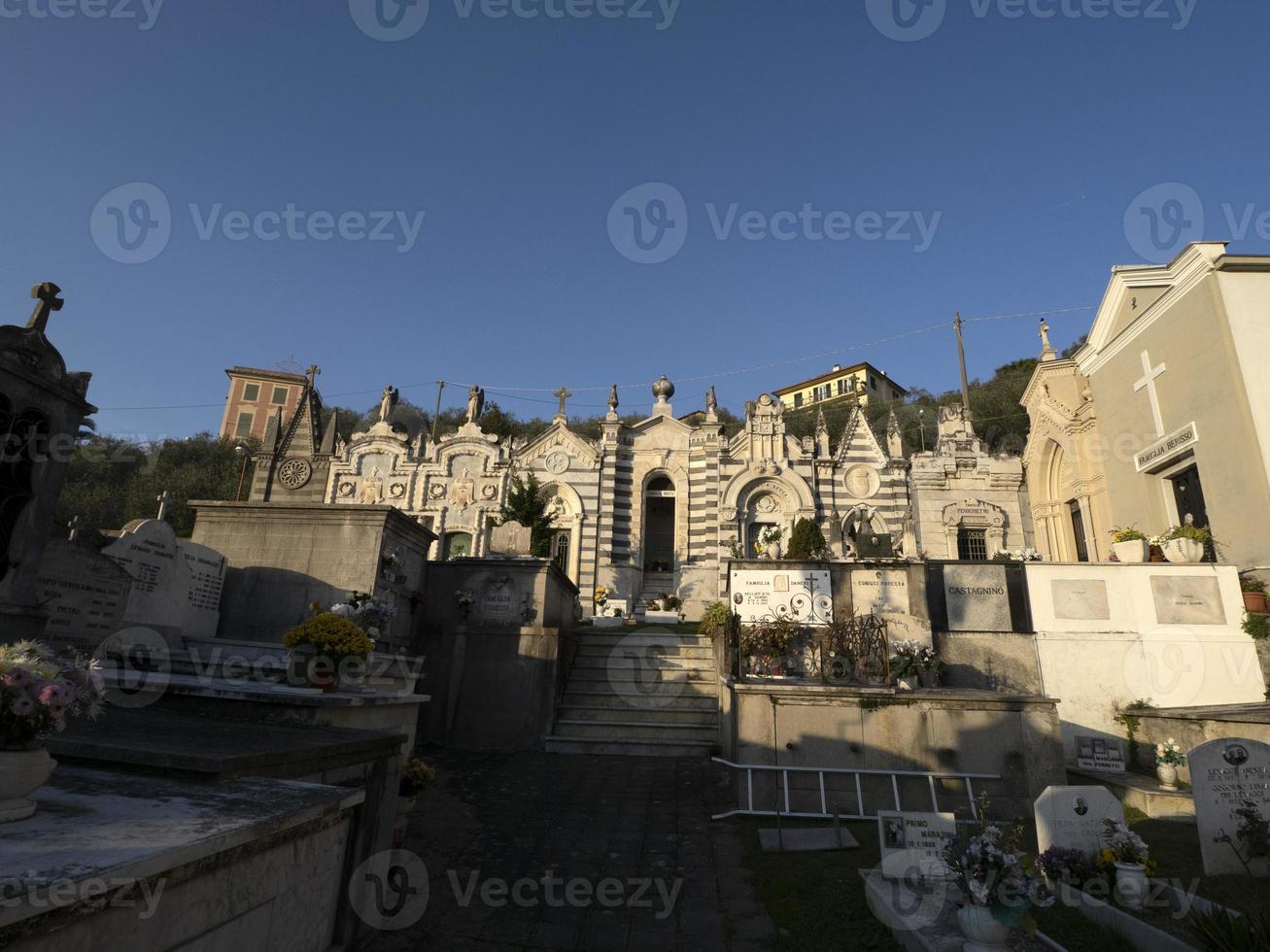 Fieschi church basilica in Lavagna cemetery photo