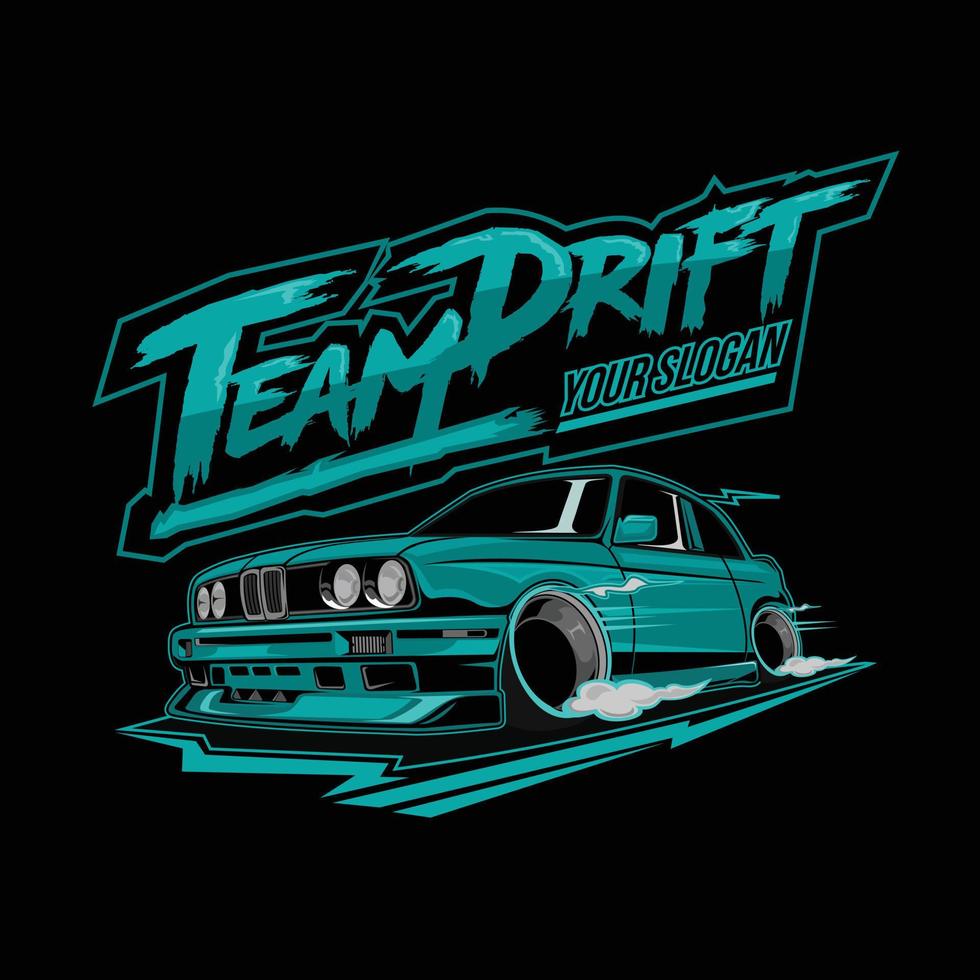 team drift vector car