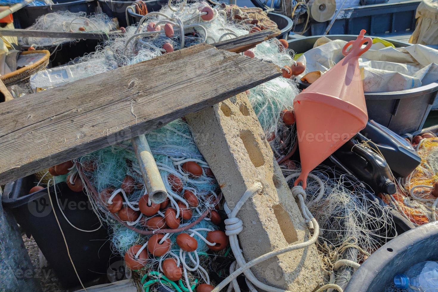 Fisherman fish fishing net close up photo