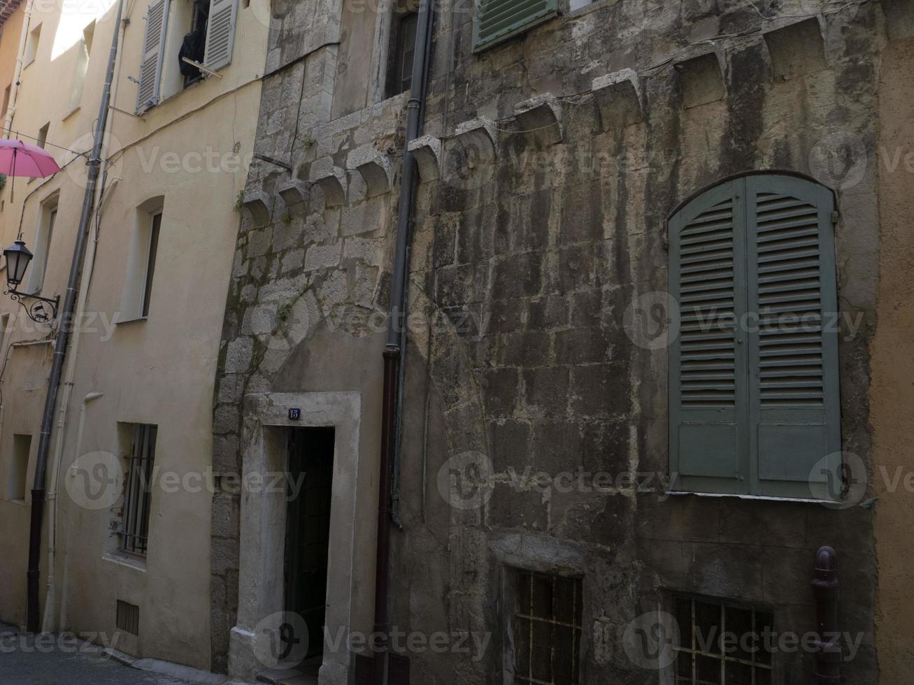 Grasse France provence alps medieval village  historic old houses photo