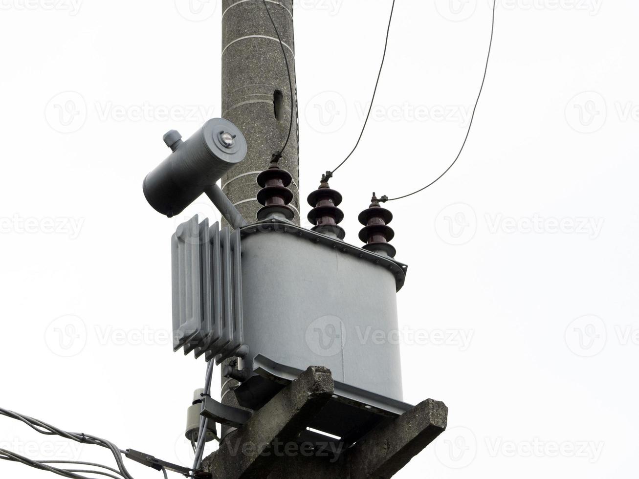 ac transformer on a pole photo